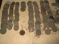 sept 25th 101 coins 1 wheatie sorted.jpg