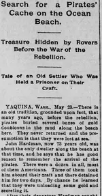 San Francisco Call, Volume 81, Number 175, 24 May 1897 — BURIED DOUBLOONS IN YAQUINA SANDS P1.webp