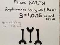 Black Nylon nuts and bolts with sign.JPG