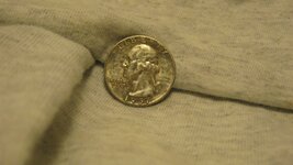 1957 Washington Quarter, 3 Wheat Sill & Flat Button April 8 2016 001.JPG