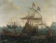 Vroom_Hendrick_Cornelisz_Dutch_Ships_Ramming_Spanish_Galleys_off_the_Flemish_Coast_in_October_16.jpg