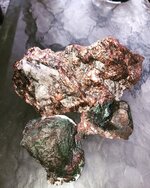 Quartz with iradescent hematite .JPG