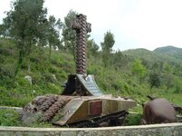 Polish 4th Armored Regiment Memorial Albaneta Farm below Monte Cassino.jpg