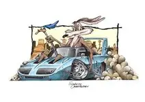 RR and Coyote with car.webp