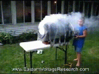 Homemade Smoke Ring Cannon.gif