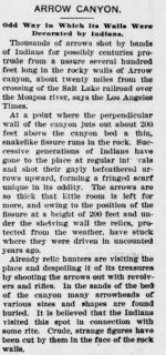 The evening Statesman Walla Walla July 11 1905 Cali Arrowheads.jpg