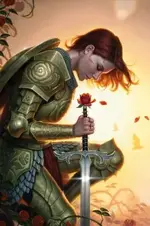 Praying-with-a-Rose-Hilted-Sword-by-Dan-Dos-Santos-332x500 (1).webp