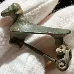 Ancient Roman Bronze Zoomorphic Animal Brooch Shaped as Duck.webp