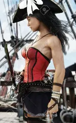 64765037-profile-of-a-sexy-pirate-female-captain-standing-on-the-deck-of-her-ship-pistol-and-...webp