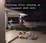 relaxing-after-winning-argument-with-wife-sleeping-garage.jpg