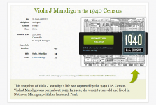 Viola J Mandigo in the 1940 Census.png