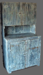 Late18t CenturyAmericanStepback Original Paint Cupboard_front.png