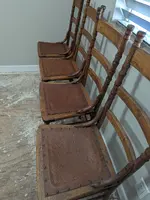 Ladder back old chairs.webp