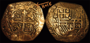 spanish replica 8Escudo_gold_hole.GIF