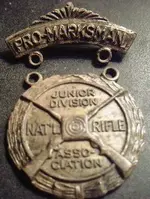 NRA Jr. marksman badge.webp