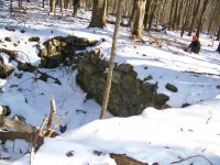 powder horn cellar with George 1.JPG