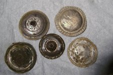 silvered washed rosettes (fronts) 1.JPG