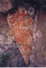 Map in a shallow cave at Tayopa ©@.jpg