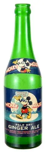 Mickey Mouse Bottle double label Hake\'s c. 1932.webp