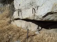 Campo, California Blacksmith Shop Rods in Rock 003 (700x525).webp