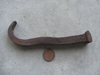 Antique Brass Bronze Ship Building Spike from Pirate Ship Whydah