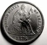 gashed 1876 cc seated dime.webp