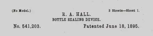 Bottle Sealing Device Patent 1895 - Cropped.webp