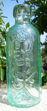 Excelsior Hutch Bottle Jersey City, N.J. 1880s front standing.webp