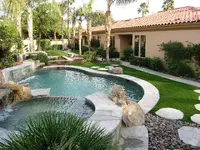 a Pool, jacuzzi, front of house.webp