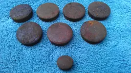 Metal plugs from Mud Lake.webp