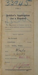 U.S., Confederate Pensions, 1884-1958 Record for Wm Custard X.jpg