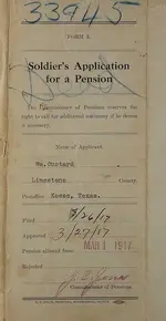 U.S., Confederate Pensions, 1884-1958 Record for Wm Custard X.webp