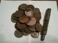 2013-11-15 school coin pile.jpg