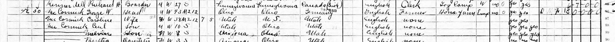 George and Melvin mc cormack 1910 census S.jpg