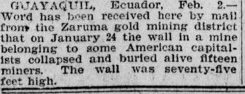 Los Angeles Herald, Volume XXXI, Number 127, 3 February 1904 — FIFTEEN AMERICAN MINERS ARE KI...webp