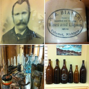 Michigan Quart Hutch Bottles