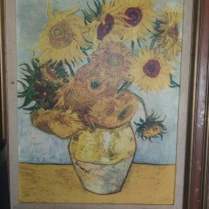 Van Gogh Sunflowers Painting