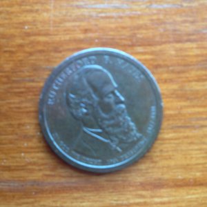 2011 Rutherford B Hayes $1 coin
6/2/14