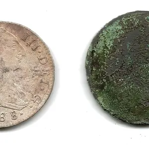 1804 cent & 2 reale obv