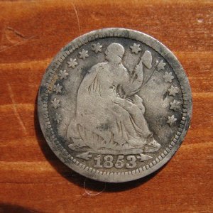 1853 Half Dime