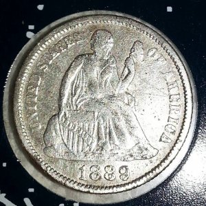 First and only seated. 1889 Seated Dime