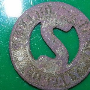 Scranton Railway Company Transit token