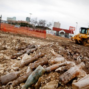 Construction site bottles!