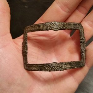 1770 Pewter Shoe Buckle