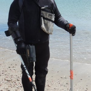 APR27TH - SUITED UP AND HEADING OUT WITH NEW SNORKEL MASK