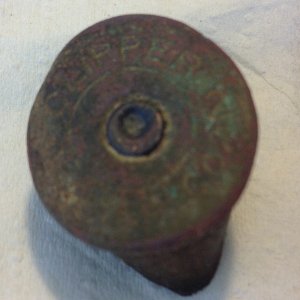 Clipper 12 Gauge Headstamp
Early 1900s
Found 05/04/15
Columbus, Ms.