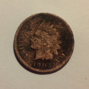 1903 Indian Head Penny
Found 05/13/15
Columbus, Ms.