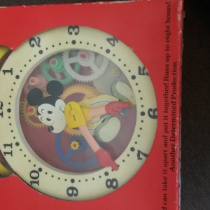 Mickey Mouse Disney Tell Time game