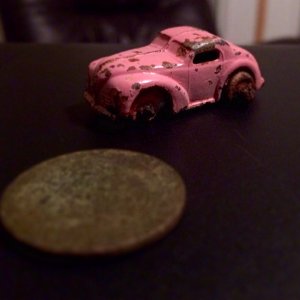 Early 30s Barclay slushlead die cast toy car