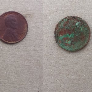 20151024 1952 silver Roosevelt, 1916d, 1941s and 1945 Wheats found at Livingston Park with the F75.